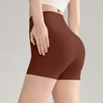 thumbnail image 2 of Byworldtasic Women's Biker Shorts Workout Gym Shorts Craze High Waist Tummy Control Running Yoga Shorts, 2 of 5
