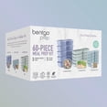 thumbnail image 2 of Bentgo Kit de Préparation de Repas 60 Pcs - Contenants Alimentaires Réutilisables Plateaux à 1 Compartiment, Bols de Préparation et Boîtes à Collations pour une Alimentation Saine - Micro-Ondes, Congélateur et Lave-Vaisselle Sûrs (Flo), 2 of 8
