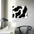 thumbnail image 4 of Acheng Black and White Canvas Wall Art Set of 3 Black and White Abstract Poster Abstract Geometric Prints Black and White Minimalist Painting Black and White Geometric Wall Art for Bedroom  16x12in, 4 of 6