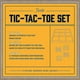 thumbnail image 2 of 10 Piece Premium Solid Wood Tic-tac-toe Board Game Giant Gold 14inch Outdoor/indoor Party Set Toy For Children/ Adults Perfect For Backyard Entertainm, 2 of 5