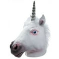 thumbnail image 2 of Latex Unicorn Mask Halloween Costume Accessory, 2 of 2