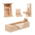 thumbnail image 4 of Masteelf 1 Set Doll House Furniture Imitated Mini Bathroom Block Model Adornment, 4 of 8