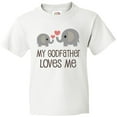 thumbnail image 3 of Inktastic My Godfather Loves Me Godson Gift Youth T-Shirt, 3 of 5
