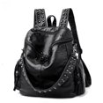 thumbnail image 1 of Mochilas de moda para mujer, mochila de cuero suave, bolso de viaje antirrobo de calidad de lujo, bolso escolar grande Sailing Electrónica, 1 of 5