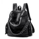 thumbnail image 1 of Mochilas de moda para mujer, mochila de cuero suave, bolso de viaje antirrobo de calidad de lujo, bolso escolar grande, 1 of 5