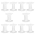 thumbnail image 1 of MOVTOTOP 10pcs Plastic Empty Spools, Empty Thread Bobbins Spools Small Wire Bobbins Thread String Bobbin Spools for Embroidery Sewing Machines Crafting Beading Projects White, 1 of 7