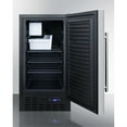 thumbnail image 2 of 18" wide built-in undercounter manual defrost crescent icemaker with stainless steel door; no drain required, 2 of 5