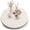 Cream Sunlight, variant on Large 16 Inch Mother of Pearl Lazy Susan for Table Top, Rotating Turntable Organizer Centerpiece Wood Round Spinning Tray for Countertop Kitchen Dining Housewarming Gift