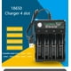 3.7V 18650 Chargeur Li-ion Batterie USB Charge Indépendante Portable 18350 16340 14500 Chargeur de Batterie Quatre Emplacements – image 1 sur 7