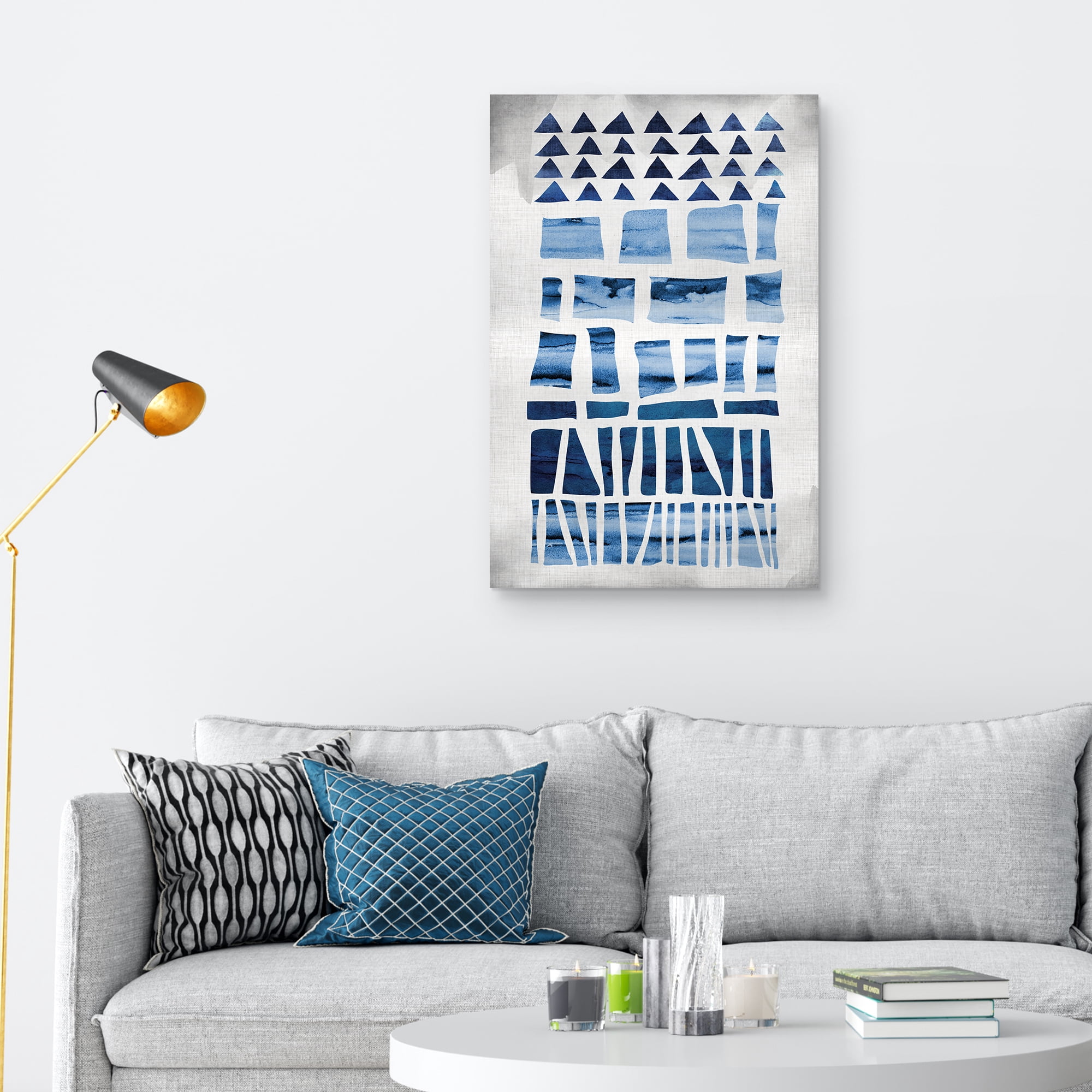 Masterpiece Art Gallery New Tribal Abstract Canvas Art Print, 24" x 36", by Nikki Chu
