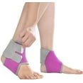 thumbnail image 1 of 2 Pack Kids Child Adjustable Nonslip Ankle Tendon Compression Brace Sports Dance Foot Support Stabilizer Wraps Protector Guard for Injury Prevention & Protection for Sprains, Sore or Weak Ankles, 1 of 4