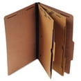 thumbnail image 2 of Universal Office Products 10325 Pressboard Folder With 2 Dividers, Letter, Six-section, Red, 10/box, 2 of 2