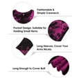 thumbnail image 3 of CASSIE LIZ Womens Tops Plus Size Long Sleeve Purple Tie Dye Shirts Fall Crew Neck Sweatshirts Fashion Tee Loose Fit Tunics Winter Blouses Casual Oversized Pullovers with Pocket XL 14W 16W, 3 of 6