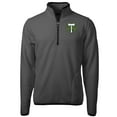 thumbnail image 2 of Men's-Cutter & Buck  Gray Portland Timbers Cascade Eco Fleece Quarter-Zip Jacket, 2 of 3