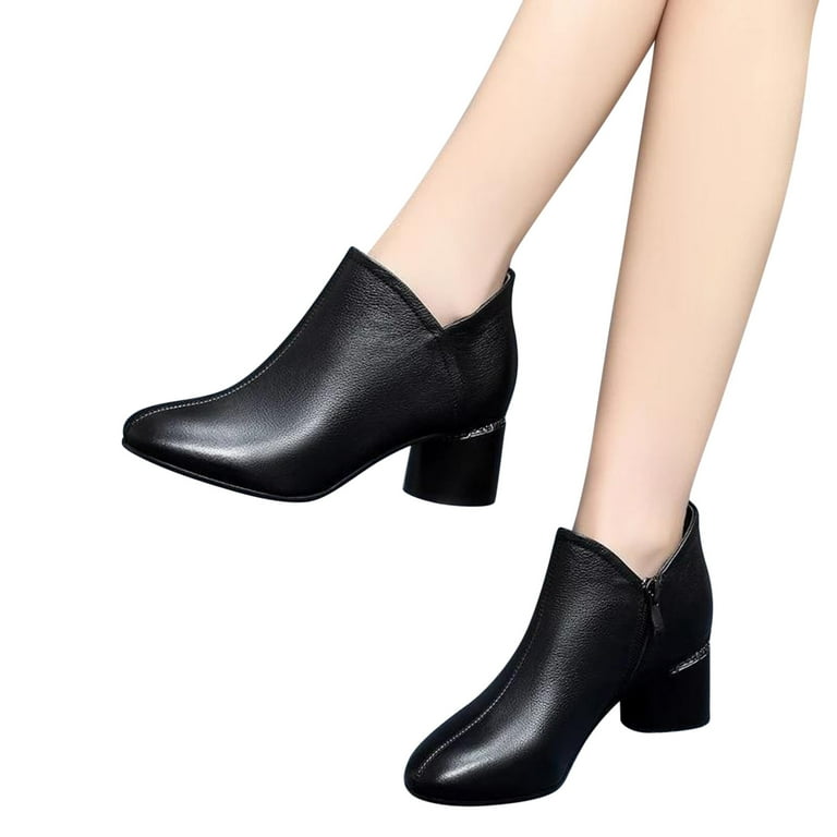 Square Short Boots 37