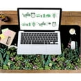 thumbnail image 6 of Extended Gaming Mouse Pad(35.4x15.7 in), Large Desk Pad Laptop Computer Keyboard Mat Waterproof Desk Decor Writing Pad for Work, Game, Office, Home - Black Flower, 6 of 6