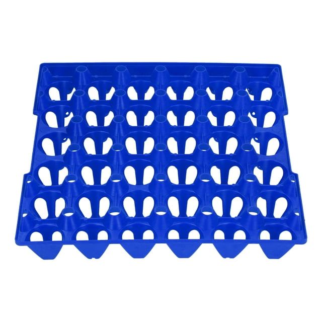 Egg Tray, Stackable 30 Cell 5PCS Egg Flats For Hennery For Farm Red,Blue,Yellow,Green