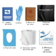 thumbnail image 2 of Personal Toilet Kit To Go – 10 Pack (Black), 2 of 6