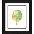 thumbnail image 1 of Fay, Mela 26x32 Black Ornate Wood Framed with Double Matting Museum Art Print Titled - Green Tree II, 1 of 4