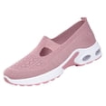 thumbnail image 2 of Willtoo Orthopedic Dress Shoes for Women Arch Support Non Slip Slip on Running Shoes Wide Width Knitted Mesh Stretch House Shoes Comfort 2026 Foam Shoes, 2 of 5