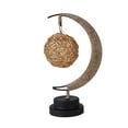 thumbnail image 1 of Lámpara Takraw Yuyangstore Cuerda Hecha a Mano Hierro Forjado Luz de Noche, 1 of 8