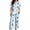 Light Blue, variant on TGPMGRZ Women's Christmas Pajamas Set Long Sleeve Comfort Fit Matching Set