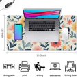 thumbnail image 5 of Long Mouse Pads for Desk,Pioneer Flower Floral Print Pattern Desk Mats on Top Of Desks, Desk Mouse Pad Extra Large with 3mm Non-Slip Base and Stitched Edge for Gaming,Office,Work,Home 31.5"x15.7", 5 of 6
