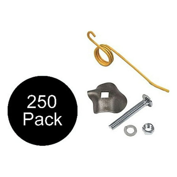 RAParts 804-792493 Pack of 250 Rake Teeth Hold Down Clips & Hardware Fits New Idea 402 804-64562 Fits New Holland