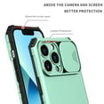 thumbnail image 3 of Case for Apple iPhone 14 Pro 2022, Luxury Slide Lens Cover Shockproof Drop Protection Kickstand Holder Ultra Slim Lightweight Phone Case Cover for iPhone 14 Pro 6.1 inch,Lightblue, 3 of 8