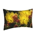 thumbnail image 2 of Binfone Cactus Flowers Standard Size Pillowcase, Long Staple Pure Cotton Envelope Closure Pillow Cover (Pillow core not included),14"x20", 2 of 7