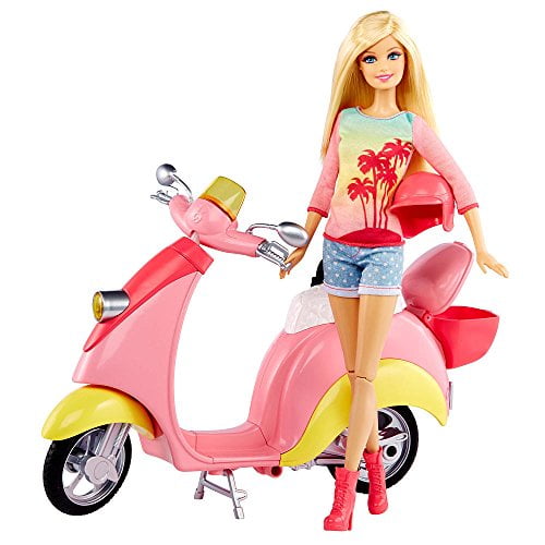barbie motor scooter