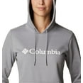 thumbnail image 4 of Columbia Womens Logo Hoodie Monument Heather Medium, 4 of 9