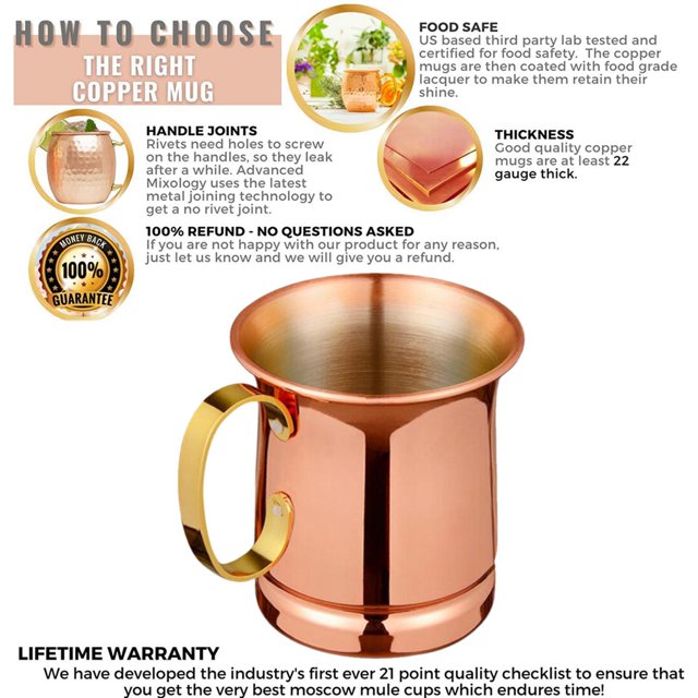 5X Stainless Steel Beer/Milk Mug,Handcrafted Moscow Mule Cup,Moscow Mule,Drinkware Tableware