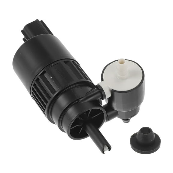Unique Bargains Windshield Washer Pump with Grommet for Cadillac Srx 2010-2015 Front Washer Fluid Pump Windshield Wiper pump No.25979368 Black,White 1 Set