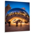thumbnail image 2 of Designart "Iconic Skyline of Chicago II" Illinois Metal Wall Art Prints, 2 of 5