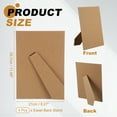 thumbnail image 2 of Uxcell Easel Back, Picture Frame Back Stand Replacement Frame Board for 11.7" DIY Photo Board Art 4 Pcs & Natural Wood, 2 of 7