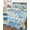 Blue, variant on Twin Quilt Bedding Set, Blue Dinosaur Reversible Summer Quilt 3 Pieces, Palm Trees Mountains Modern Abstract Art Lightweight Bedspreads Coverlets with 2 Pillow Shams for All Seasons