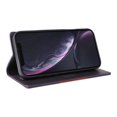 thumbnail image 4 of Allytechgroup Wallet Case for iPhone XR, Slim Lightweight PU Leather Stand Flip Phone Case with Credit Card Slot Shockproof Protective Back Cover for iPhone XR Women Men, Purple, 4 of 9
