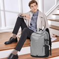 thumbnail image 2 of Mochila BESMART Travel para mujeres y hombres con puerto USB de 30 L (17,3 pulgadas), 2 of 9