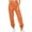 Orange, variant on Plus Size Women's Wide Leg Sweatpants Women's Wide Leg Pants Track Pants Women Baggy Pants Women'S Elastic-Lace-Up Casual Solid Color Sports Casual Pants Blue S