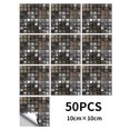 thumbnail image 1 of Adhesivo para azulejos de pared, calcomanía de PVC para pared, adhesivo impermeable, decoración de azulejos, decoración para el hogar, bricolaje, 50 piezas, pequeño Noticed HA002479-05, 1 of 6