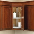 thumbnail image 3 of Rev-A-Shelf 6012-18-11-52 18 Inch Polymer Circle 2-Shelf Lazy Susan, White, 3 of 10