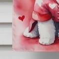 thumbnail image 7 of Bichon Frise My Valentine House Flag 28 in x 40 in, 7 of 7