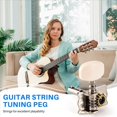 thumbnail image 5 of Cabezal de MáQuina AfinacióN Clavijas Cuerdas Guitarra AcúStica 6 Uds., 5 of 5