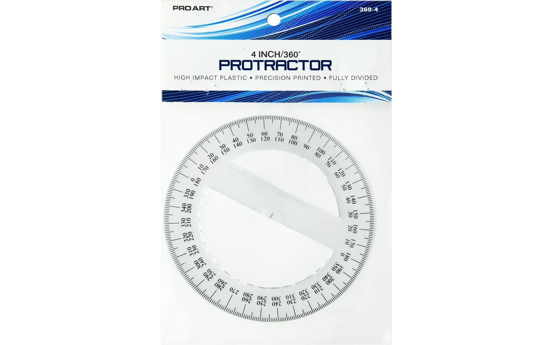 Pro Art Protractor 360 Degree 4"