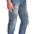thumbnail image 3 of MEN'S LARKSPUR FIVE POCKETS MOTO SLIM FIT JEANS, 3 of 11