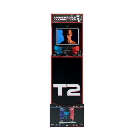 Arcade1UP Terminator 2 Judgment Day Arcade with Riser and Lit Marquee