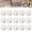 Gold-15PCS, variant on Water Ripple Hexagonal Self Adhesive Hooks, 5/10/20 Pack Decorative Wall Hooks with Ripple Design
