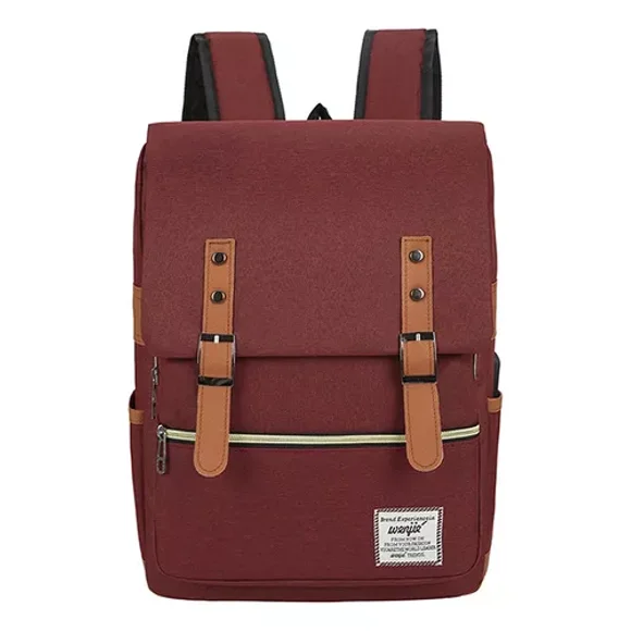 Mochila para viaje ligero con puerto USB para Computadora portátil repelente al agua vintage antirrobo para Laptop Gran Capacidad Diseño Impermeable Duradero Cómoda y Segura