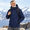 Deep Sea Blue-Large, variant on Men's Lightweight Waterproof Rain Jacket Shell Hooded Outdoor Raincoat Samurai Black Large